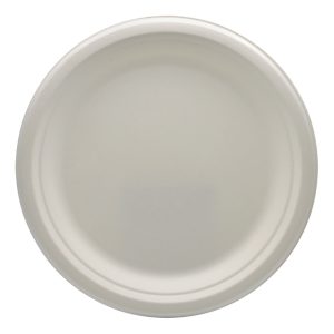 Bioco 50 farfurii biodegradabile, rotunde, 23cm