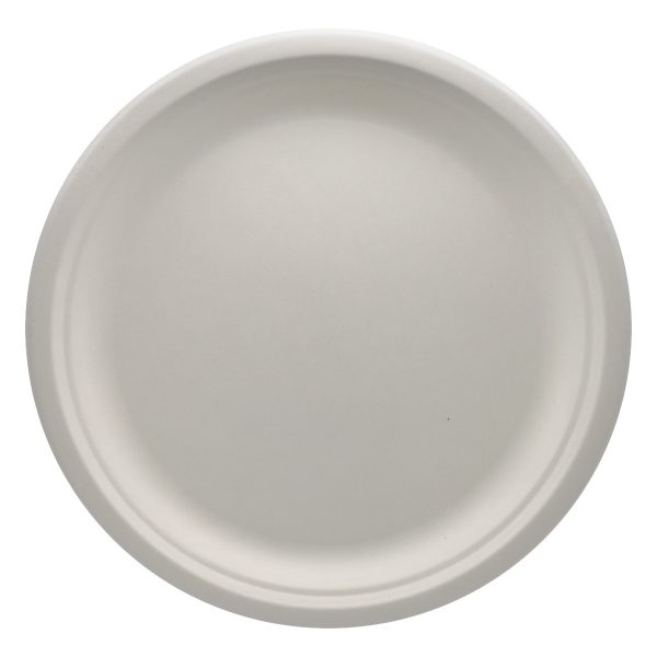 Bioco 50 farfurii biodegradabile, rotunde, 26cm
