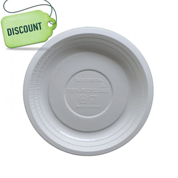 Bioco 20 farfurii desert aluminiu lacuit, Ø16.7cm
