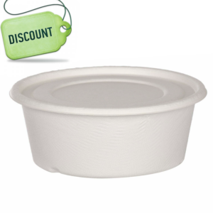 Bioco 10 boluri supa biodegradabile, capac inclus, 600ml
