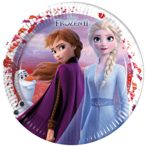 Procos 8 farfurii carton FSC, decor Frozen, diametru 23cm