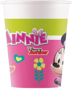 Procos 8 pahare carton FSC, decor Minnie, capacitate 200cc