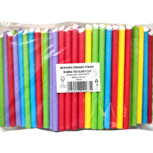 Bioco 200 paie hartie color FSC Mix Bubble Tea 200x12mm.