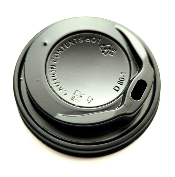 100 capace standard 80mm., negre, PS