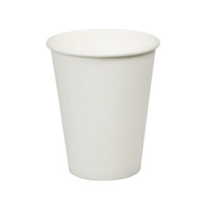 100 pahare albe carton 7oz
