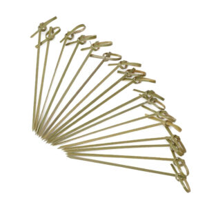 Set 100 scobitori bambus, 9cm